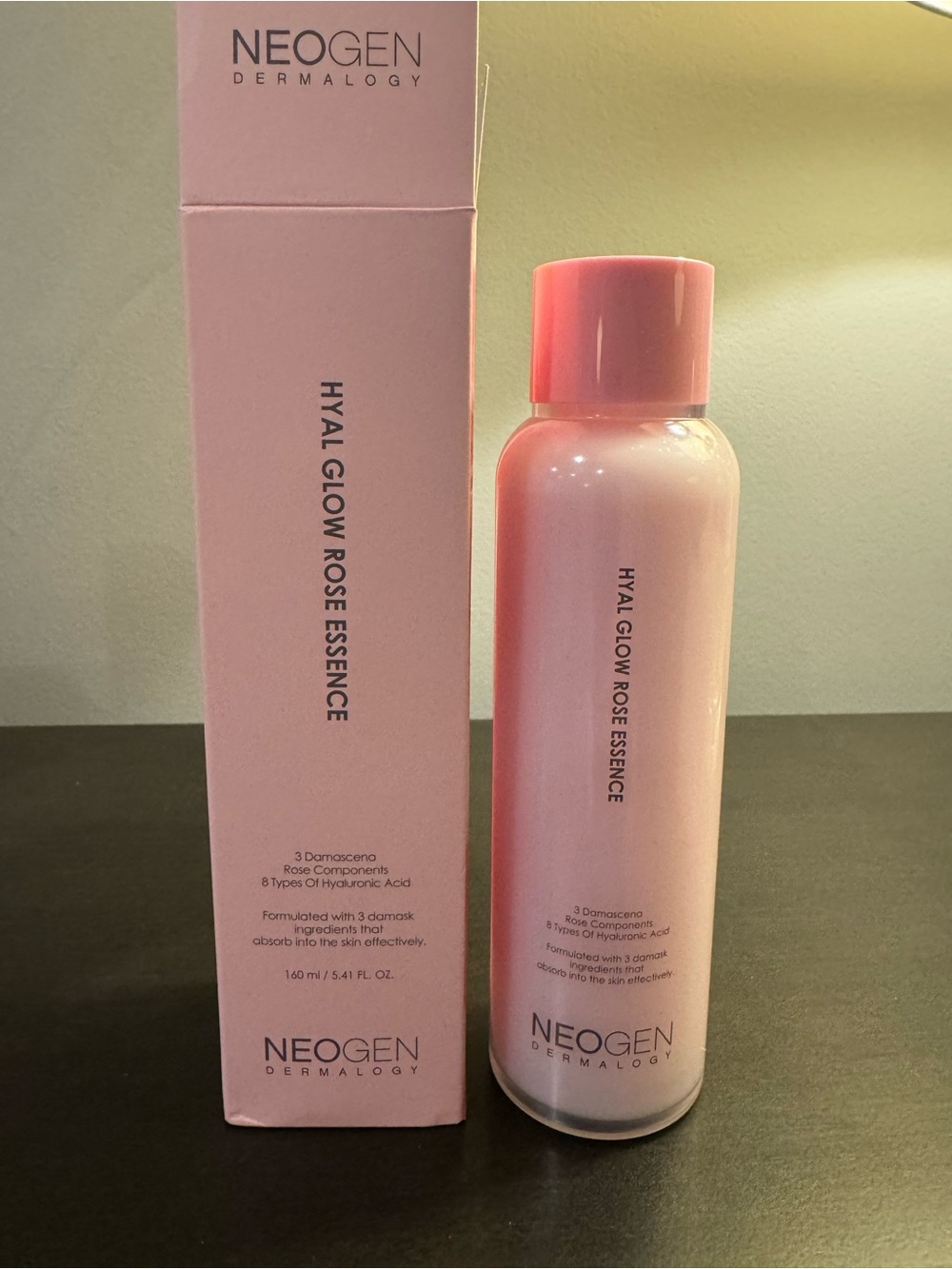 Neogen Dermalogy Hyal Glow Rose Essence 160 ml 5.41 oz Full Size NIB